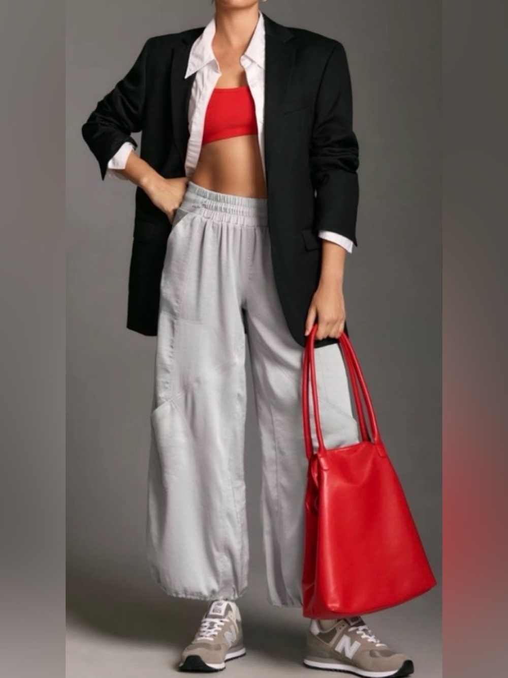Daily Practice by Anthropologie Parachute Wide Leg Pants XS